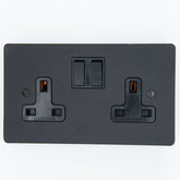 Double Switched Socket
